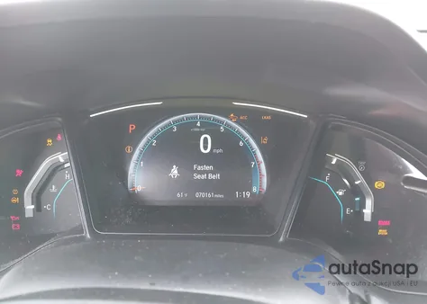 2019 Honda Civic Lx из США, поврежденный, VIN 19XFC2F69KE013994